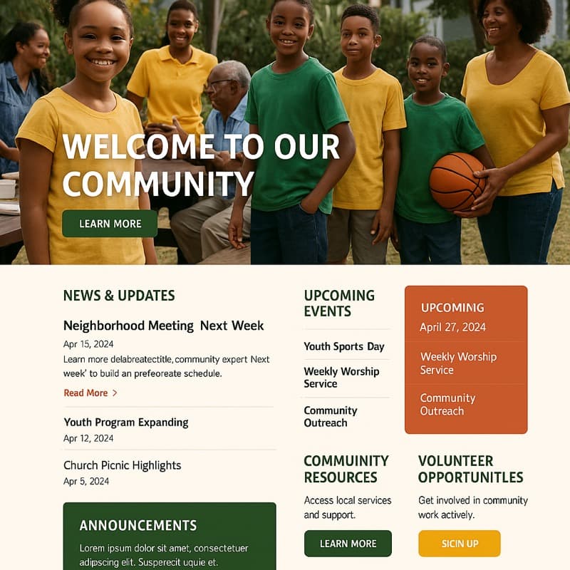 Greenwood Community demo
