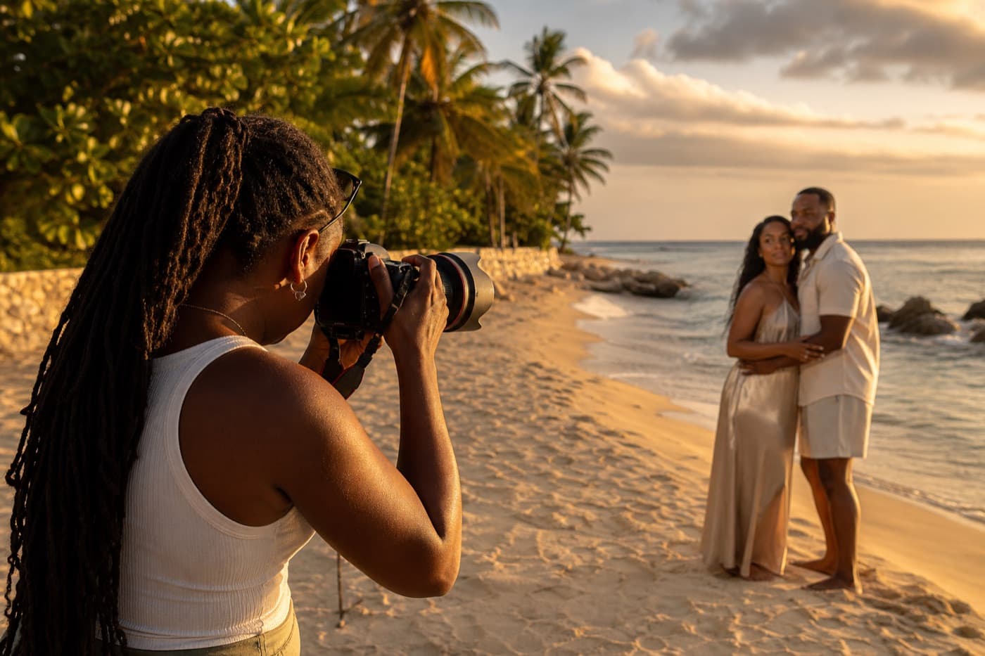 Photographer on a shoot