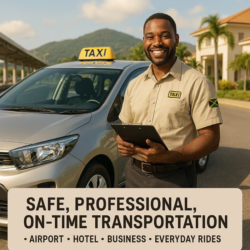 Sample taxi vehicle for villa and private transfers